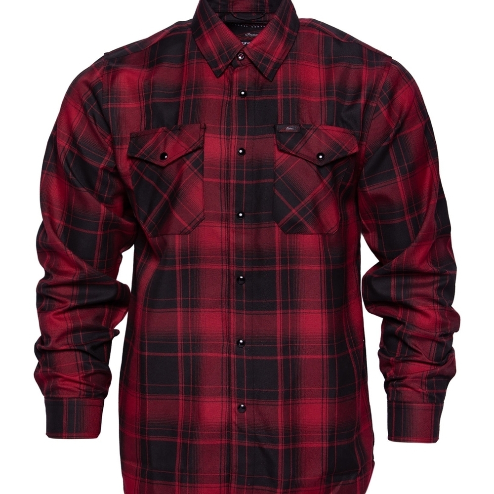 DIXXON FLANNEL CO Mens 3XL XXL Indian Motorcycle 125th Plaid Button Down Shirt